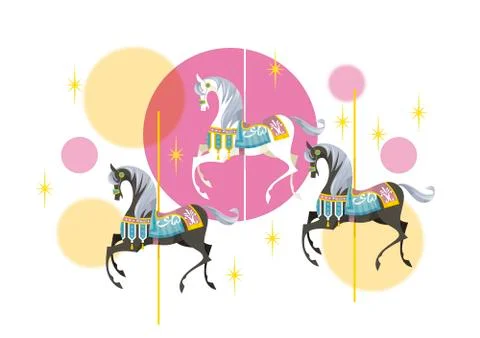 Carousel Stock Illustration