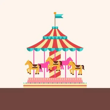 Carousel Stock Illustration