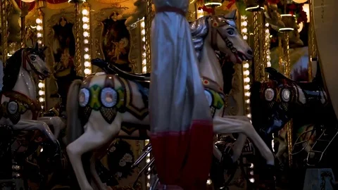 Carousel in Italy Stock Footage 82183101