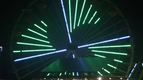 Carousel Light Show Stock Footage 44616191