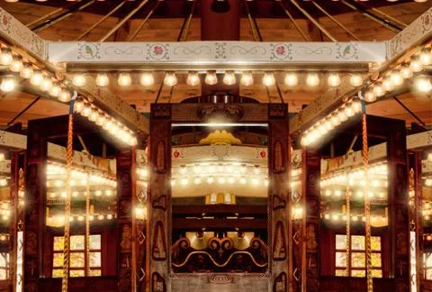 Carousel lights Stock Photos