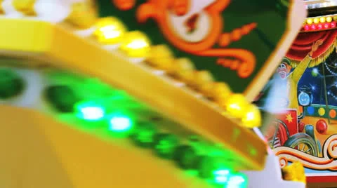 Carousel luna park 12 Video stock 22662907