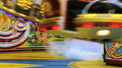 Carousel luna park 15 Video stock 22664852