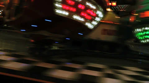 Carousel luna park 18 Stock Footage 22671520