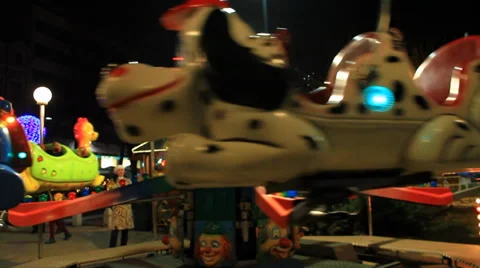 Carousel At Luna Park Stock-Footage 35459268