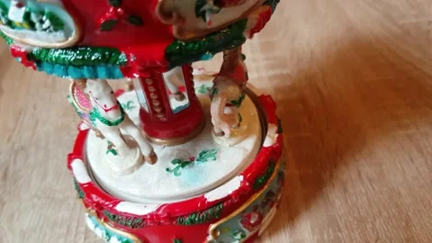 Carousel Music Box Stock-Footage 137906960