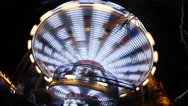 Carousel Night Time Lapse Stock Footage