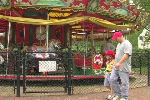 CAROUSEL PAN Stock Footage 110513
