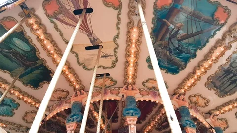 Carousel In Paris Stock Footage 90006591