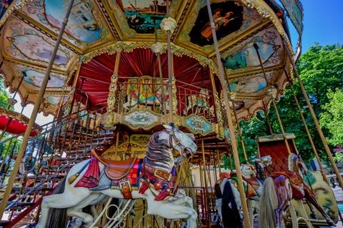 Carousel in Paris Foto stock