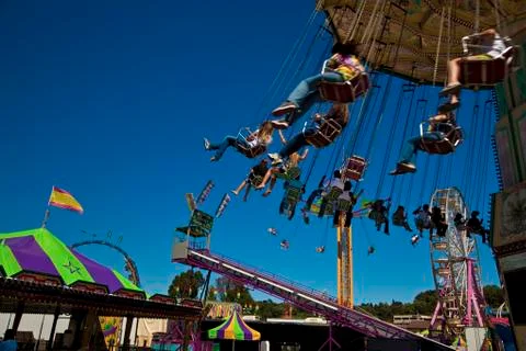 The carousel 스톡 사진