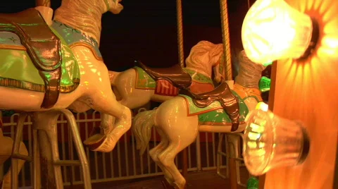Carousel POV Stock Footage 562572