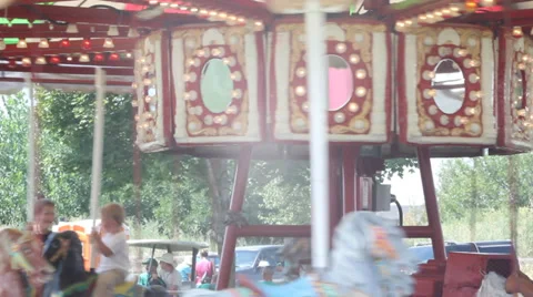 Carousel Ride Stock Footage 27816105