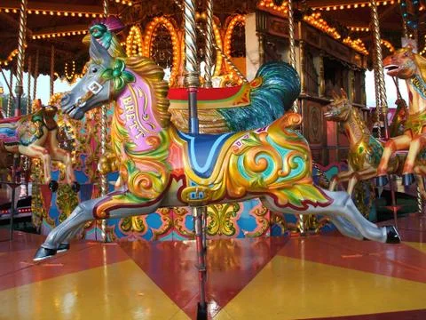 Carousel Ride. Stock Photos
