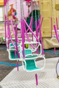 Carousel seats Stock Photos