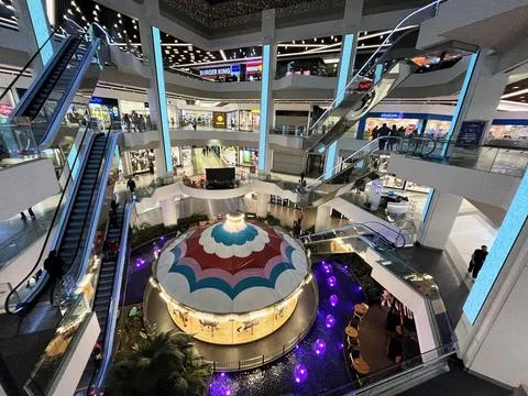 Carousel Shopping Mall Stock Photos