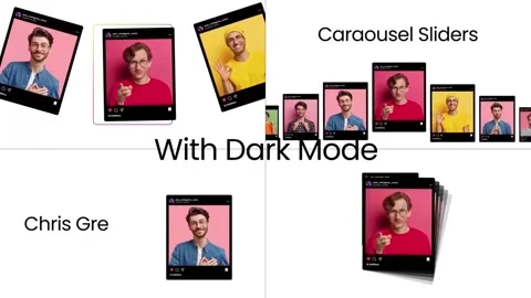 Carousel Sliders Template Stock After Effects