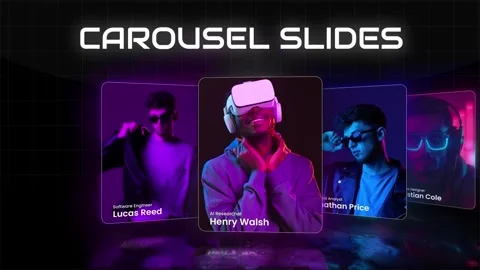 Carousel Slides Animation Catálogo de After Effects