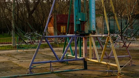 Carousel Soviet times 스톡 동영상 74434930