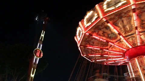 Carousel Spinning Stock-Footage 1086188
