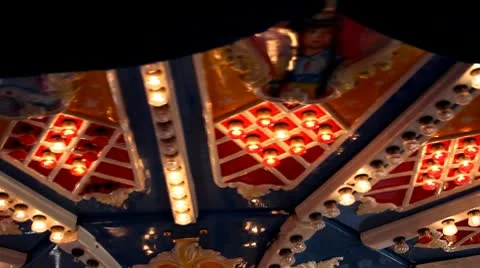 Carousel spinning Stock Footage 10736004