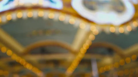 Carousel spinning Stock Footage 65399492