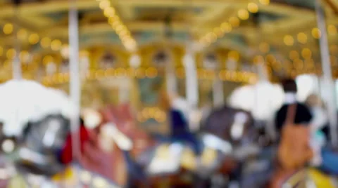 Carousel spinning Stock Footage 65403991