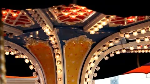 Carousel spinning1 Stock Footage 10736071