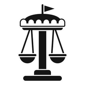 Carousel swing ride whirling with empty seats in amusement park Ilustración de archivo