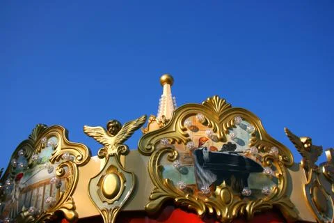 Carousel top Foto stock