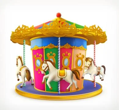Carousel, vector icon Stock Illustration