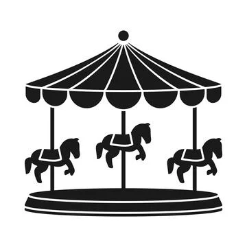 Carousel Vector Icon Illustrazione stock