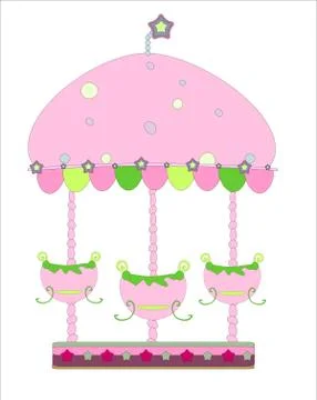 Carousel vector Stock Illustration