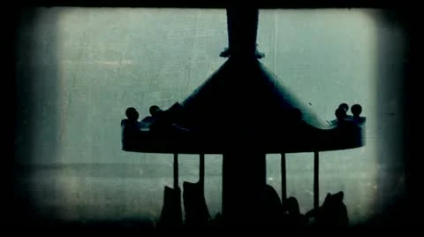 Carousel vintage Stock Footage 11339567