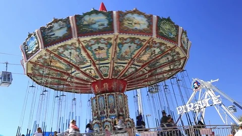 Caroussel at the State Fair of Texas Video stock 81193689