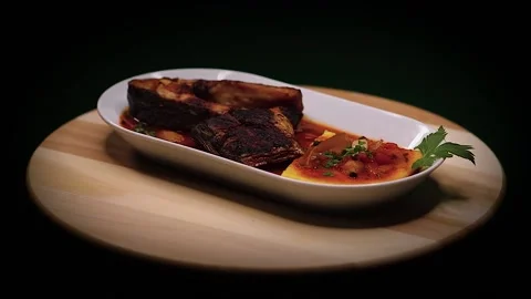 Carp Brine from Balkans Stock Footage 152715640