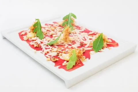 Carpaccio appetizer Stock Photos