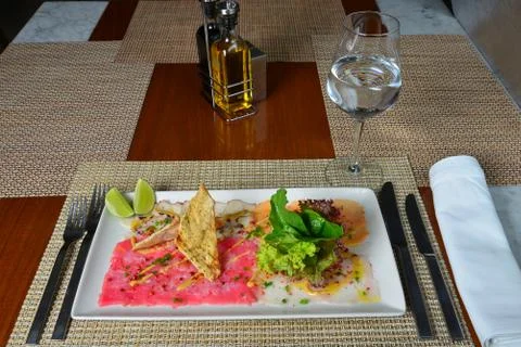 Carpaccio mixto Stock Photos