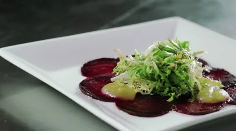 Carpaccio Slide Stock Footage 12272652