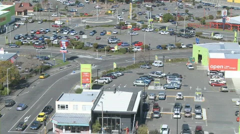 Carparks in time lapse Stock Footage 811304