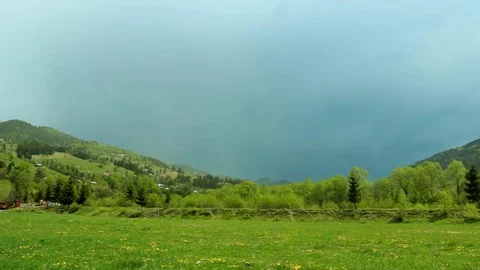 Carpathian meadows Stock Footage 76487928
