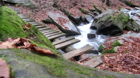 Carpathian Mountain River Stock Footage 68712800