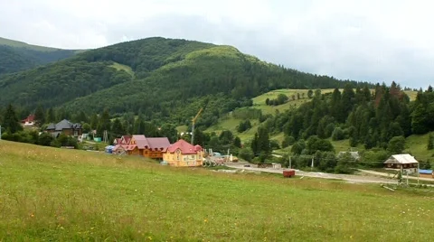 Carpathian Mountains Stock Footage 715820