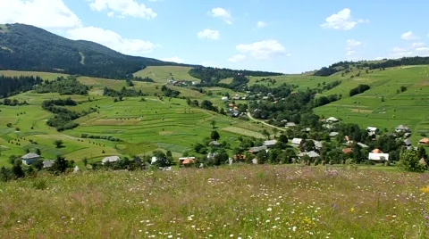 Carpathian Mountains Stock Footage 737873