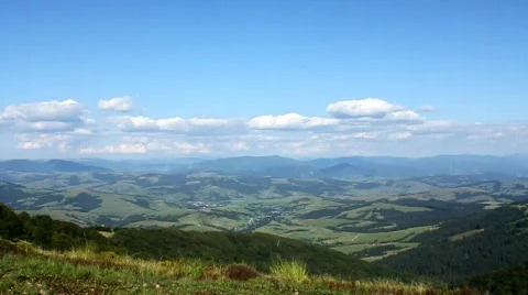 Carpathian Mountains Stock Footage