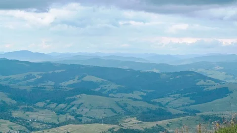 Carpathian mountains Stock Footage 77479555