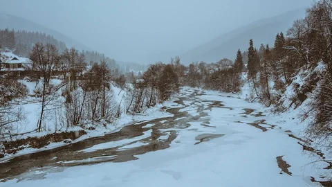 Carpathian Mountains Stock Footage 86898666