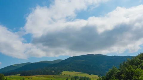 Carpathian mountains timelapse Stock Footage 65498596