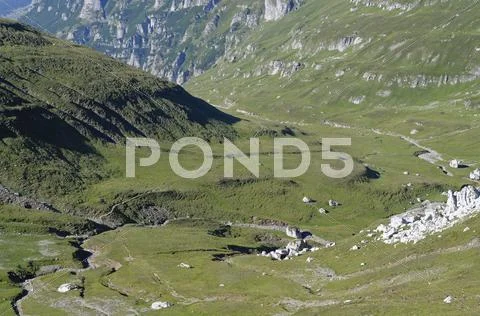 Carpathian valley Stock Photos