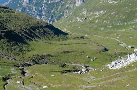 Carpathian valley Stock Photos